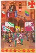 Verona Italy Original Vintage Travel Poster 