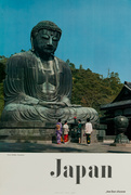 Japan Original Vintage Travel Poster Kamakura Budda