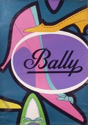 Swiss Modern Bally Shoe Original Vintage Poster