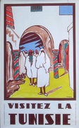 Tunisie Original Tunis Travel Poster Visitez La Tunisie