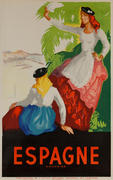 Canary Islands Spain Espana Islas Cararias Travel Poster 2 Women