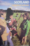 Scotland Photo Original Travel Poster Bagpiper