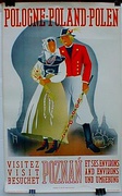 Poland Poznan Original Vintage Travel Poster