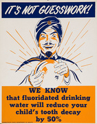 It's Not Guesswork Original Dental Care Flouride Poster