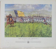 The Battle Of Chippewa U.S. Army in Action Original Vintage Army Propaganda Poster