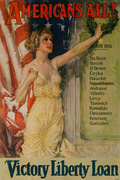 American's All Original Vintage World War I Poster 