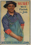 Sure We'll Finish The Job Original WWI Bond Poster