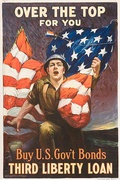 Over The Top Original Vintage WWI Poster 
