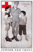 Comrades All Original American Junior Red Cross Poster