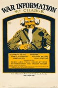 War Information No Charge Original American WWI Poster