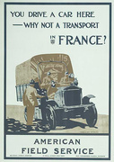American Field Service Original WWI Recruiting Poster