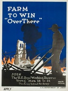 Farm To Win Over There Original WWI Poster