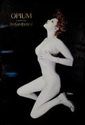 YSL Opium Original Vintage Advertising Poster 