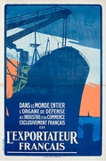 L'Exortateur Francais Original Vintage French WWI Poster 