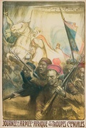 Journee de'l Armee d'Afrique et des Troupes Coloniales Original French WWI Poster