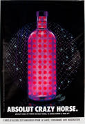 [[Absolut]] Vodka Original Vintage Advertising Poster Crazy Horse