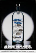 [[Absolut]] Vodka Original Vintage Advertising Poster Depanneur