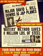 On The Fighting Front On The Production Front Original American Army Ordnance Poster
