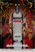 [[Absolut]] Vodka Original French Advertising Poster Pepper