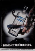 [[Absolut]] Vodka Original Vintage Advertising Poster 20,000 Leagues