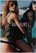 Anti Flirt Clothing 2 girls Original Vintage Poster