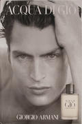 Armani Acqu Original Vintage Poster