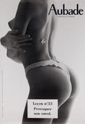 Abuade Lingerie Original Vintage Advertising Poster