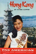 Pan American Airlines Original Travel Poster Hong Kong photo