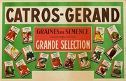 Catros- Gerand Seeds Original French Advertising Poster