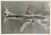 KLM Flying Airplane Original Travel Poster