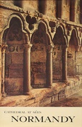 Cathedral at Sees Normandy Original French Travel Poster 