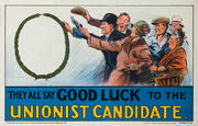 Unionist Candidate Original British Political Poster