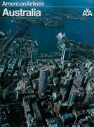 American Airlines Original Travel Poster Sydney Harbor Aerial Photo