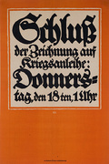 Thursday the 18th Original Original German Propaganda Poster