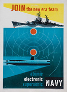 Join the New Era Team Original Korean War NAVY Recruiting Poster