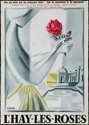 l'Hay Les Roses Original French Flower Show Poster