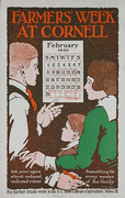 Farmer's Week at Cornell Original 1920 Education Poster