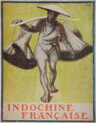 Indochine Francaise French Indochine Original Travel Poster