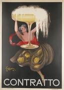 Contratto Original French Advertising Poster