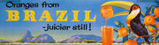 Oranges From Brazil Jucier Still Original Advertising Poster