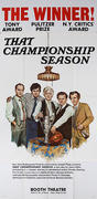 That Championship Season Original American Theater Poster Booth Theater