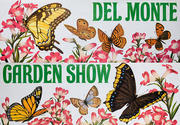 Del Monte Garden Show Original American Advertising Poster miscellaneous butterflies