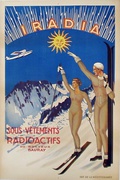 Iradia EARLY [[Ski]] Clothes Original Vintage Advertising Poster