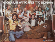 Original New York MTA Poster The Only Sure Way to Make it to Broadway
