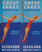 Original 1937 Great Lakes Exposition Travel Brochure 