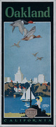 Original Oakland California Travel Poster