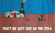 Don't Be Left in The Cola Original 7 Up Advertising Poster