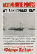 The Chicago Tribune Original Daily Newspaper Advertising Poster At Alhucemas Bay