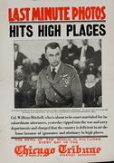 The Chicago Tribune Original Daily Newspaper Advertising Poster Hits High Places