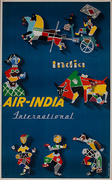 Air India Original Travel Poster India
